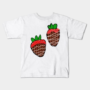 Chocolate Strawberries Kids T-Shirt